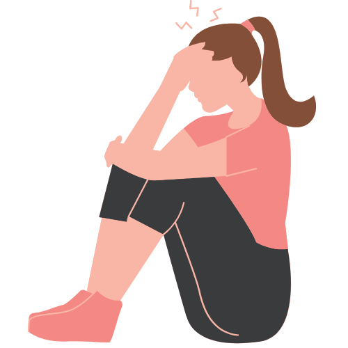 femme assise épuisée diététicienne