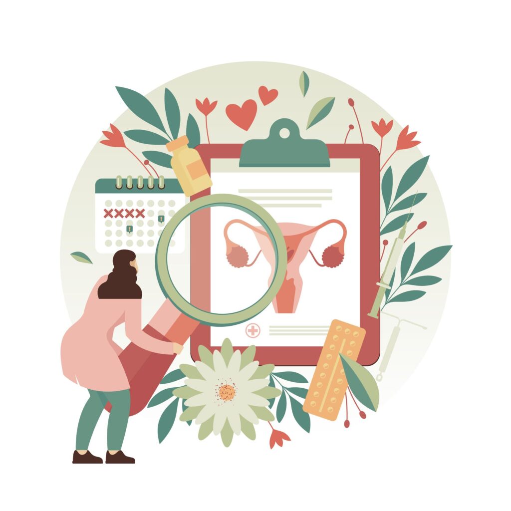 femme et son cycle